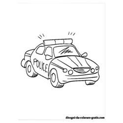 ぬりえページ: 警察車両 (交通機関) #142976 - 無料の印刷可能なぬりえページ