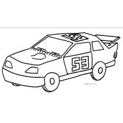 ぬりえページ: レースカー (交通機関) #138841 - 無料の印刷可能なぬりえページ