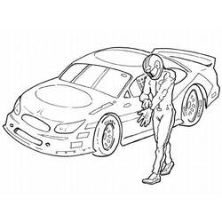 ぬりえページ: レースカー (交通機関) #138845 - 無料の印刷可能なぬりえページ