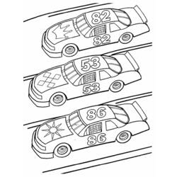 ぬりえページ: レースカー (交通機関) #138857 - 無料の印刷可能なぬりえページ