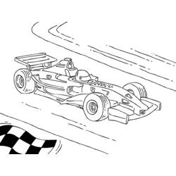 ぬりえページ: レースカー (交通機関) #138971 - 無料の印刷可能なぬりえページ