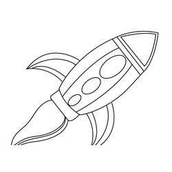 ぬりえページ: ロケット (交通機関) #140048 - 無料の印刷可能なぬりえページ