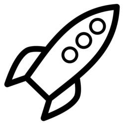 ぬりえページ: ロケット (交通機関) #140049 - 無料の印刷可能なぬりえページ