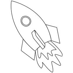 ぬりえページ: ロケット (交通機関) #140072 - 無料の印刷可能なぬりえページ