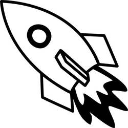 ぬりえページ: ロケット (交通機関) #140134 - 無料の印刷可能なぬりえページ