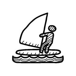ぬりえページ: 帆船 (交通機関) #144053 - 無料の印刷可能なぬりえページ
