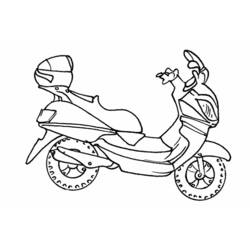 ぬりえページ: オートバイ (交通機関) #139532 - 無料の印刷可能なぬりえページ