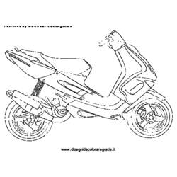 ぬりえページ: オートバイ (交通機関) #139538 - 無料の印刷可能なぬりえページ