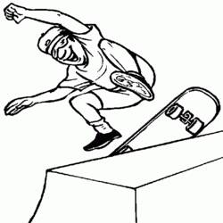 ぬりえページ: スケートボード / スケボー (交通機関) #139287 - 無料の印刷可能なぬりえページ
