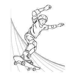 ぬりえページ: スケートボード / スケボー (交通機関) #139301 - 無料の印刷可能なぬりえページ