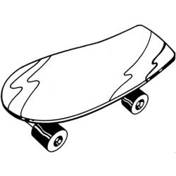 ぬりえページ: スケートボード / スケボー (交通機関) #139308 - 無料の印刷可能なぬりえページ