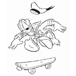 ぬりえページ: スケートボード / スケボー (交通機関) #139313 - 無料の印刷可能なぬりえページ