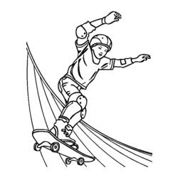 ぬりえページ: スケートボード / スケボー (交通機関) #139314 - 無料の印刷可能なぬりえページ