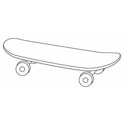 ぬりえページ: スケートボード / スケボー (交通機関) #139315 - 無料の印刷可能なぬりえページ