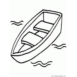 ぬりえページ: カヌー・手漕ぎボート (交通機関) #142315 - 無料の印刷可能なぬりえページ