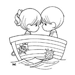 ぬりえページ: カヌー・手漕ぎボート (交通機関) #142330 - 無料の印刷可能なぬりえページ