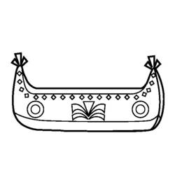 ぬりえページ: カヌー・手漕ぎボート (交通機関) #142332 - 無料の印刷可能なぬりえページ