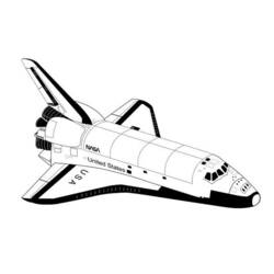 ぬりえページ: 宇宙船 (交通機関) #140300 - 無料の印刷可能なぬりえページ