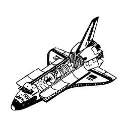 ぬりえページ: 宇宙船 (交通機関) #140323 - 無料の印刷可能なぬりえページ