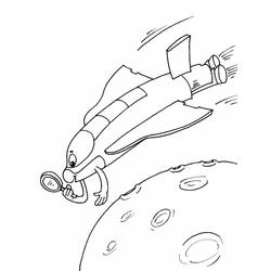 ぬりえページ: 宇宙船 (交通機関) #140326 - 無料の印刷可能なぬりえページ
