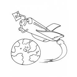 ぬりえページ: 宇宙船 (交通機関) #140331 - 無料の印刷可能なぬりえページ