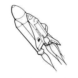 ぬりえページ: 宇宙船 (交通機関) #140456 - 無料の印刷可能なぬりえページ