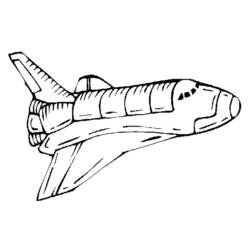 ぬりえページ: 宇宙船 (交通機関) #140460 - 無料の印刷可能なぬりえページ