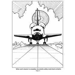 ぬりえページ: 宇宙船 (交通機関) #140468 - 無料の印刷可能なぬりえページ
