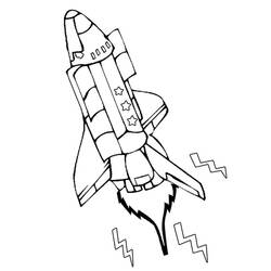 ぬりえページ: 宇宙船 (交通機関) #140469 - 無料の印刷可能なぬりえページ