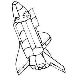 ぬりえページ: 宇宙船 (交通機関) #140474 - 無料の印刷可能なぬりえページ