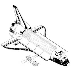 ぬりえページ: 宇宙船 (交通機関) #140477 - 無料の印刷可能なぬりえページ