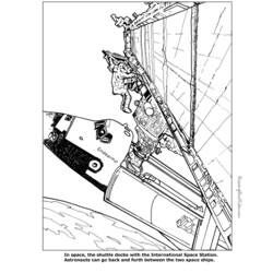 ぬりえページ: 宇宙船 (交通機関) #140484 - 無料の印刷可能なぬりえページ