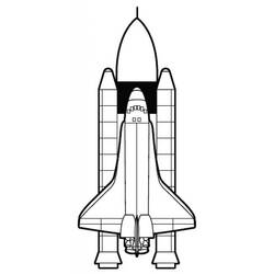 ぬりえページ: 宇宙船 (交通機関) #140492 - 無料の印刷可能なぬりえページ