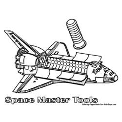 ぬりえページ: 宇宙船 (交通機関) #140495 - 無料の印刷可能なぬりえページ