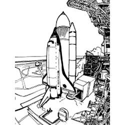 ぬりえページ: 宇宙船 (交通機関) #140497 - 無料の印刷可能なぬりえページ