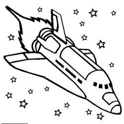 ぬりえページ: 宇宙船 (交通機関) #140504 - 無料の印刷可能なぬりえページ
