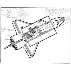 ぬりえページ: 宇宙船 (交通機関) #140508 - 無料の印刷可能なぬりえページ
