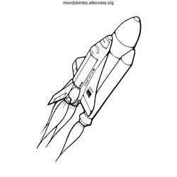 ぬりえページ: 宇宙船 (交通機関) #140521 - 無料の印刷可能なぬりえページ