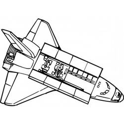 ぬりえページ: 宇宙船 (交通機関) #140522 - 無料の印刷可能なぬりえページ