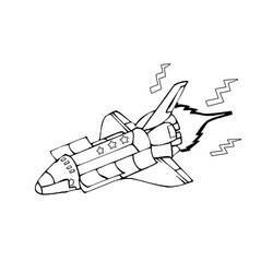 ぬりえページ: 宇宙船 (交通機関) #140524 - 無料の印刷可能なぬりえページ