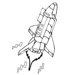 ぬりえページ: 宇宙船 (交通機関) #140615 - 無料の印刷可能なぬりえページ