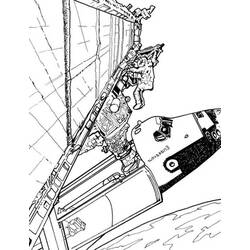 ぬりえページ: 宇宙船 (交通機関) #140618 - 無料の印刷可能なぬりえページ