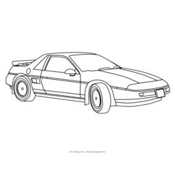 ぬりえページ: スポーツカー・チューニング (交通機関) #146928 - 無料の印刷可能なぬりえページ