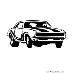ぬりえページ: スポーツカー・チューニング (交通機関) #146944 - 無料の印刷可能なぬりえページ