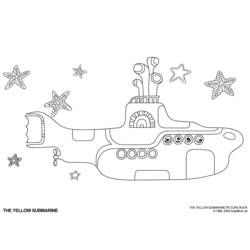 ぬりえページ: 潜水艦 (交通機関) #137697 - 無料の印刷可能なぬりえページ