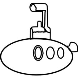 ぬりえページ: 潜水艦 (交通機関) #137716 - 無料の印刷可能なぬりえページ