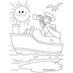 ぬりえページ: 潜水艦 (交通機関) #137720 - 無料の印刷可能なぬりえページ