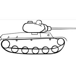 ぬりえページ: 戦車 (交通) #192631 - 無料の印刷可能なぬりえページ