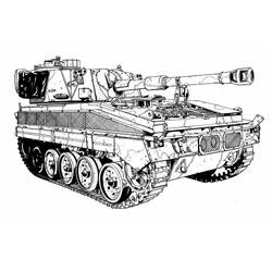 ぬりえページ: 戦車 (交通) #192632 - 無料の印刷可能なぬりえページ