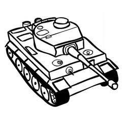 ぬりえページ: 戦車 (交通) #192636 - 無料の印刷可能なぬりえページ